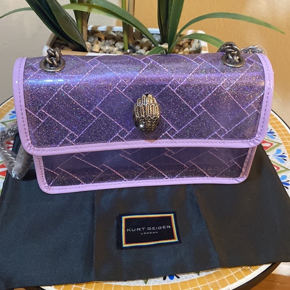 Kurt Geiger London Kensington Vinyl Shoulder Bag - Picture 6 of 13